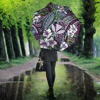 Personalised Hawaii Tribal Humpback Whale Umbrella Poni Hibiscus Seamless Pattern LT9 - Polynesian Pride