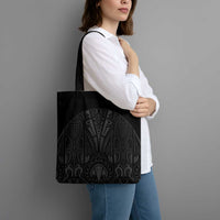 Queensland Maori Rugby Nga Hau e Wha Tote Bag Black Motif - Polynesian Pride