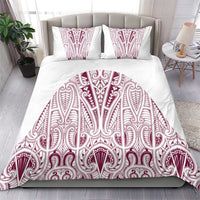 Queensland Maori Rugby Nga Hau e Wha Bedding Set White Motif