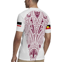 Queensland Maori Rugby Nga Hau e Wha Rugby Jersey White Motif