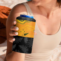 Custom British Lions-AUNZ 4 in 1 Can Cooler Tumbler Australia-New Zealand Indigenous Motif LT9 - Polynesian Pride