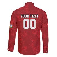 Custom British Lions-AUNZ Family Matching Long Sleeve Bodycon Dress and Hawaiian Shirt Australia-New Zealand Indigenous Motif