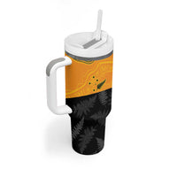 Custom British Lions-AUNZ Tumbler With Handle Australia-New Zealand Indigenous Motif LT9 - Polynesian Pride