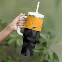 Custom British Lions-AUNZ Tumbler With Handle Australia-New Zealand Indigenous Motif LT9 - Polynesian Pride