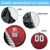 Custom British Lions New Zealand Spare Tire Cover Half Black Fern