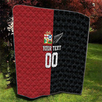 Custom British Lions New Zealand Quilt Sporty Style