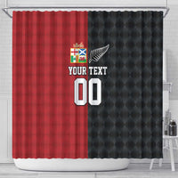 Custom British Lions New Zealand Shower Curtain Sporty Style