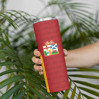 Custom British Lions New Zealand Skinny Tumbler Sporty Style LT9 - Polynesian Pride