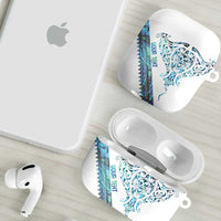 Kahui Whetu Paua shell Kowhaiwhai Taniko Personalised AirPods Case Manta Ray Shark-Turtle Maori Tribal Style