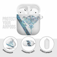 Kahui Whetu Paua shell Kowhaiwhai Taniko Personalised AirPods Case Manta Ray Shark-Turtle Maori Tribal Style