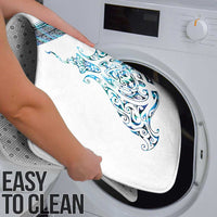 Kahui Whetu Paua shell Kowhaiwhai Taniko Personalised Bathroom Set Manta Ray Shark-Turtle Maori Tribal Style