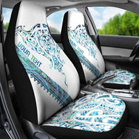 Kahui Whetu Paua shell Kowhaiwhai Taniko Personalised Car Seat Cover Manta Ray Shark-Turtle Maori Tribal Style LT9 - Polynesian Pride