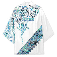 Kahui Whetu Paua shell Kowhaiwhai Taniko Personalised Kimono Manta Ray Shark-Turtle Maori Tribal Style LT9 - Polynesian Pride