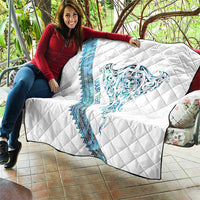 Kahui Whetu Paua shell Kowhaiwhai Taniko Personalised Quilt Manta Ray Shark-Turtle Maori Tribal Style LT9 - Polynesian Pride