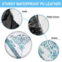 Kahui Whetu Paua shell Kowhaiwhai Taniko Personalised Spare Tire Cover Manta Ray Shark-Turtle Maori Tribal Style LT9 - Polynesian Pride