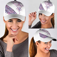 Mawhero Paua shell Kowhaiwhai Taniko Classic Cap Manta Ray Shark-Turtle Maori Tribal Style LT9 - Polynesian Pride