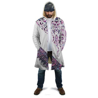 Mawhero Paua shell Kowhaiwhai Taniko Personalised Cloak Manta Ray Shark-Turtle Maori Tribal Style