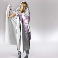 Mawhero Paua shell Kowhaiwhai Taniko Personalised Hooded Blanket Manta Ray Shark-Turtle Maori Tribal Style LT9 - Polynesian Pride