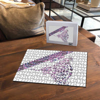 Mawhero Paua shell Kowhaiwhai Taniko Personalised Puzzle Manta Ray Shark-Turtle Maori Tribal Style LT9 - Polynesian Pride