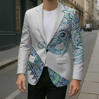 Kahui Whetu Paua shell Kowhaiwhai Taniko Personalised Blazer Taniwha Maori Tribal Style