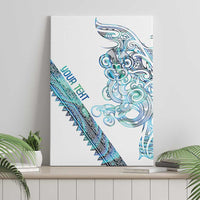 Kahui Whetu Paua shell Kowhaiwhai Taniko Personalised Canvas Wall Art Taniwha Maori Tribal Style LT9 - Polynesian Pride