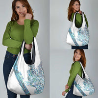 Kahui Whetu Paua shell Kowhaiwhai Taniko Personalised Grocery Bag Taniwha Maori Tribal Style LT9 - Polynesian Pride