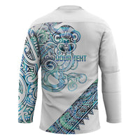 Kahui Whetu Paua shell Kowhaiwhai Taniko Personalised Hockey Jersey Taniwha Maori Tribal Style LT9 - Polynesian Pride