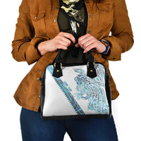 Kahui Whetu Paua shell Kowhaiwhai Taniko Personalised Shoulder Handbag Taniwha Maori Tribal Style LT9 - Polynesian Pride