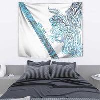 Kahui Whetu Paua shell Kowhaiwhai Taniko Personalised Tapestry Taniwha Maori Tribal Style