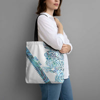 Kahui Whetu Paua shell Kowhaiwhai Taniko Personalised Tote Bag Taniwha Maori Tribal Style LT9 - Polynesian Pride