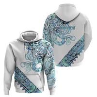 Kahui Whetu Paua shell Kowhaiwhai Taniko Personalised Zip Hoodie Taniwha Maori Tribal Style LT9 - Polynesian Pride