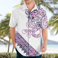 Mawhero Paua shell Kowhaiwhai Taniko Personalised Hawaiian Shirt Taniwha Maori Tribal Style LT9 - Polynesian Pride