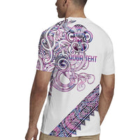 Mawhero Paua shell Kowhaiwhai Taniko Personalised Rugby Jersey Taniwha Maori Tribal Style LT9 - Polynesian Pride
