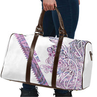 Mawhero Paua shell Kowhaiwhai Taniko Personalised Travel Bag Taniwha Maori Tribal Style LT9 - Polynesian Pride