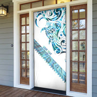 Kahui Whetu Paua shell Kowhaiwhai Taniko Personalised Door Cover Turtle Tattoo Maori Tribal Style LT9 - Polynesian Pride