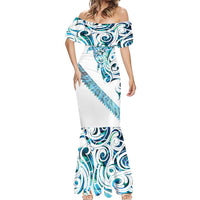 Kahui Whetu Paua shell Kowhaiwhai Taniko Personalised Mermaid Dress Turtle Tattoo Maori Tribal Style