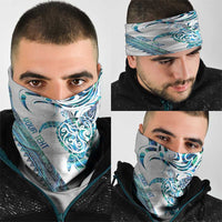 Kahui Whetu Paua shell Kowhaiwhai Taniko Personalised Neck Gaiter Turtle Tattoo Maori Tribal Style LT9 - Polynesian Pride