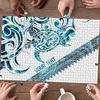 Kahui Whetu Paua shell Kowhaiwhai Taniko Personalised Puzzle Turtle Tattoo Maori Tribal Style