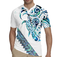 Kahui Whetu Paua shell Kowhaiwhai Taniko Personalised Rugby Jersey Turtle Tattoo Maori Tribal Style LT9 - Polynesian Pride