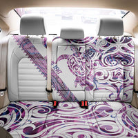 Mawhero Paua shell Kowhaiwhai Taniko Personalised Back Car Seat Cover Turtle Tattoo Maori Tribal Style