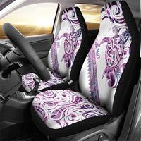 Mawhero Paua shell Kowhaiwhai Taniko Personalised Car Seat Cover Turtle Tattoo Maori Tribal Style