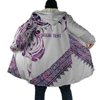 Mawhero Paua shell Kowhaiwhai Taniko Personalised Cloak Turtle Tattoo Maori Tribal Style