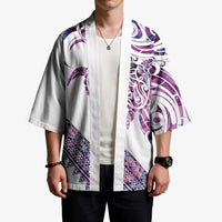 Mawhero Paua shell Kowhaiwhai Taniko Personalised Kimono Turtle Tattoo Maori Tribal Style