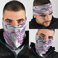 Mawhero Paua shell Kowhaiwhai Taniko Personalised Neck Gaiter Turtle Tattoo Maori Tribal Style LT9 - Polynesian Pride