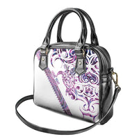 Mawhero Paua shell Kowhaiwhai Taniko Personalised Shoulder Handbag Turtle Tattoo Maori Tribal Style LT9 - Polynesian Pride