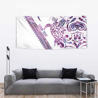 Mawhero Paua shell Kowhaiwhai Taniko Personalised Tapestry Turtle Tattoo Maori Tribal Style