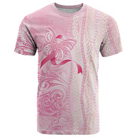 Breast Cancer Awareness T Shirt Maile Pikake Lokelani Crown Flower Lei Inspired LT9 Pink - Polynesian Pride