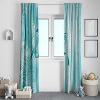 PTSD Awareness Window Curtain Maile Pikake Lokelani Crown Flower Lei Inspired
