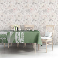 Green Hawaiian Quilt Pattern Tablecloth Mixed Polynesian Tribal Arty LT9 - Polynesian Pride