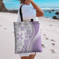 Purple Hawaiian Quilt Pattern Tote Bag Mixed Polynesian Tribal Arty LT9 - Polynesian Pride